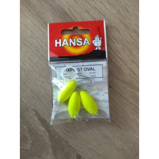 Hansa Fixpilot Oval Gelb 12x28mm