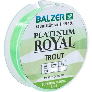 Balzer Platinum Royal Trout Green 150m 0,22 6,1kg